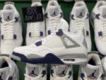Jordan 4 Retro White Midnight Navy - Image 33