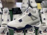 Jordan 4 Retro White Midnight Navy - Image 36