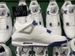 Jordan 4 Retro White Midnight Navy - Image 40