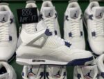 Jordan 4 Retro White Midnight Navy - Image 19