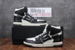 AMIRI Skel-Toe Top HI Black White - Image 2