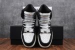 AMIRI Skel-Toe Top HI Black White - Image 3
