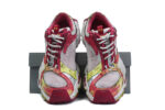 Balenciaga Runner Stapler Shoes Round Toe Thick Sole Red - Image 4