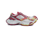 Balenciaga Runner Stapler Shoes Round Toe Thick Sole Red - Image 7