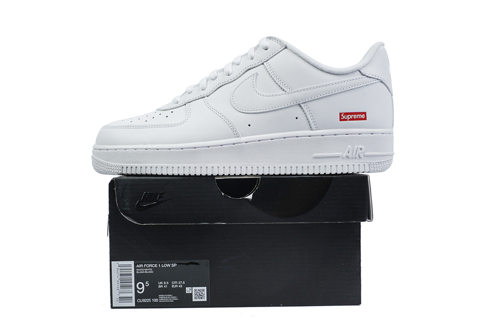 DSC00364 Nike Air Force 1 Low Supreme White - Image 1