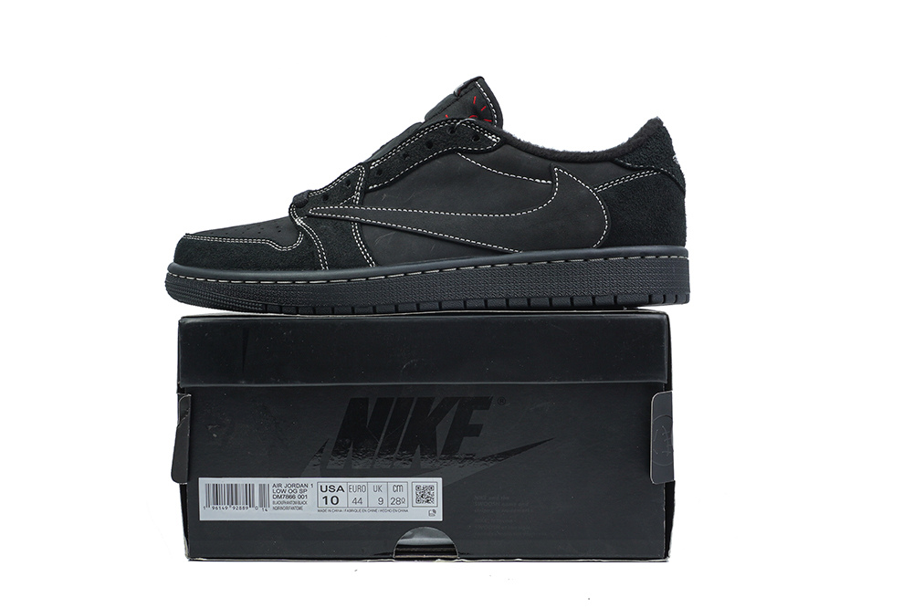DSC00504 Jordan 1 Retro Low OG SP Travis Scott Black Phantom - Image 1