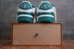 Louis Vuitton LV Trainer Maxi Sneaker White Green - Image 12