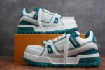 Louis Vuitton LV Trainer Maxi Sneaker White Green - Image 4