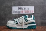 Louis Vuitton LV Trainer Maxi Sneaker White Green - Image 15