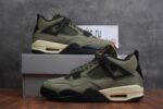 Jordan 4  Undefeated Travis Scott Olive - Image 4