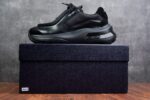 Prada Sneaker Brushed Leather Black - Image 11