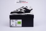 Chanel Sneakers Calfskin & Suede Calfskin  White&Black - Image 9