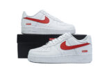 Nike Supreme x Air Force 1 Low Box Logo – Speed Red - Image 3