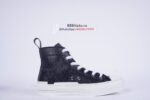 Dior B23 High Top Black CD Diamond - Image 13