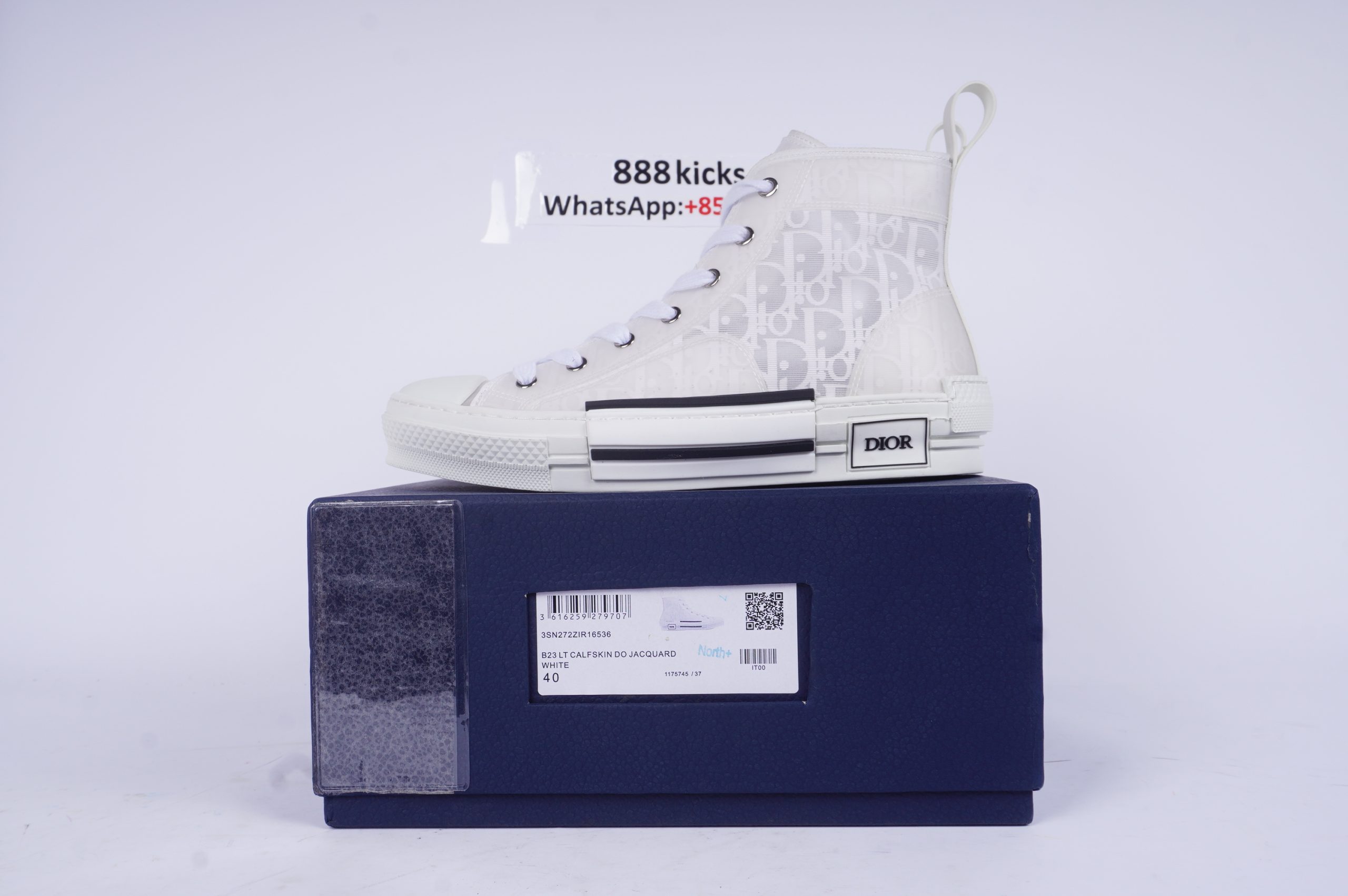 DSC05732-scaled-1 Dior B23 High Top Logo White - Image 1