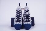 Dior B23 High Top Logo Oblique Blue - Image 3