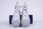 Dior B23 High Top Logo Oblique Grey - Image 3