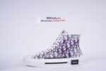 Dior B23 High Top Red Blue Oblique - Image 5