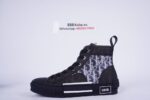 Dior B23 High Top Canvas Oblique Black - Image 12