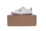 Golden Goose Super-Star White Silver Grey Glitter