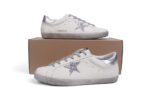 Golden Goose Super-Star White Silver Grey Glitter - Image 10