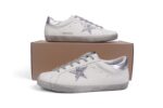 Golden Goose Super-Star White Silver Grey Glitter - Image 3