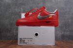 Nike Off-White Air Force 1 University Red - Image 11