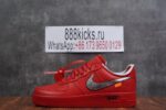 Nike Off-White Air Force 1 University Red - Image 15