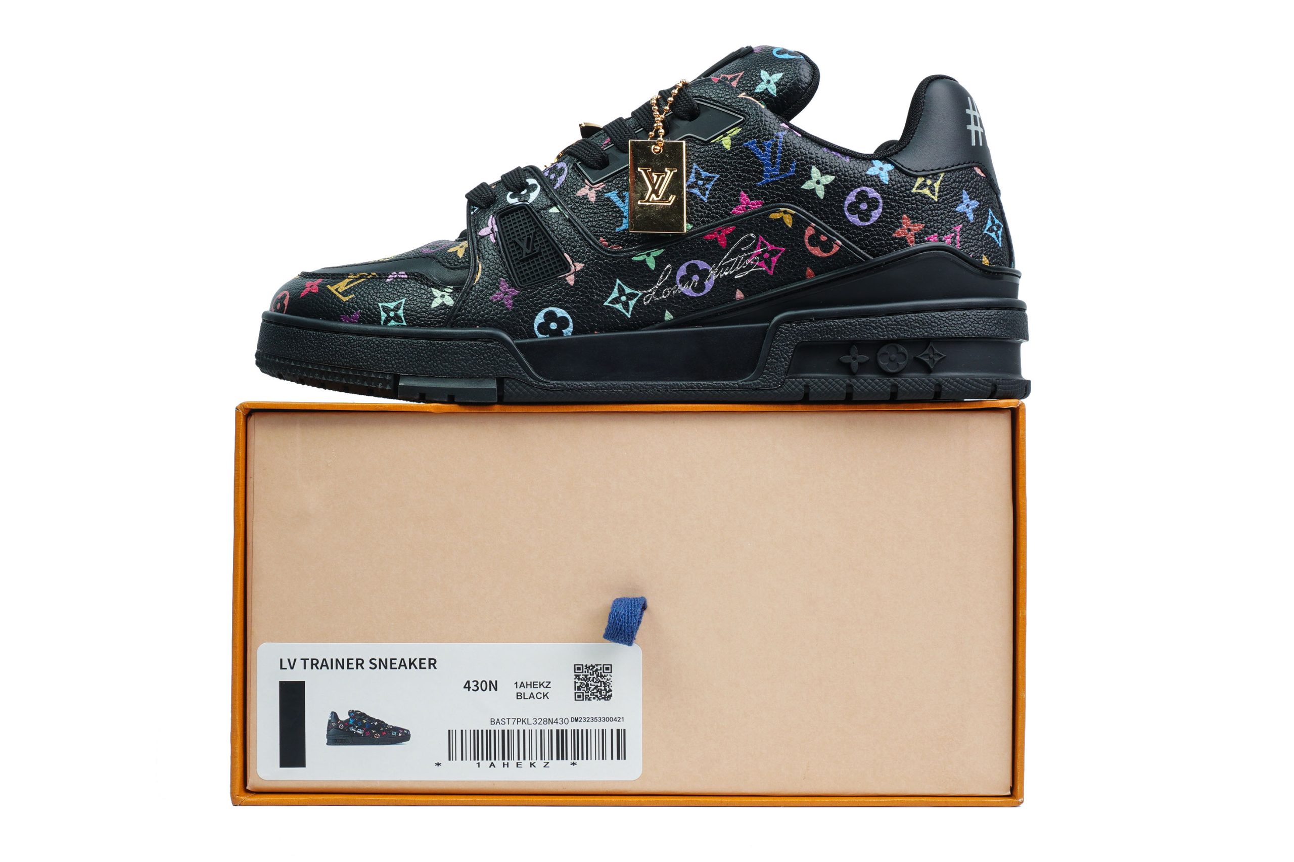 DSC06860-scaled-1 Takashi Murakami x LOUIS VUITTON Trainer black - Image 1