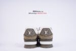 Louis Vuitton LV Trainer Monogram Denim White Brown - Image 4