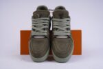 Louis Vuitton LV Trainer Khaki Calf Leather - Image 3