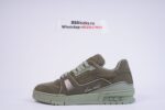 Louis Vuitton LV Trainer Khaki Calf Leather - Image 12