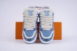 Louis Vuitton Denim Demier Louis Vuitton LV Trainer Blue/Multicolor - Image 3