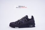 Louis Vuitton LV Trainer Monogram Denim Black - Image 5