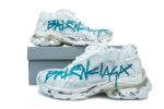 Balenciaga Runner Sneaker 'Graffiti – White Blue' - Image 3
