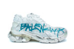 Balenciaga Runner Sneaker 'Graffiti – White Blue' - Image 5