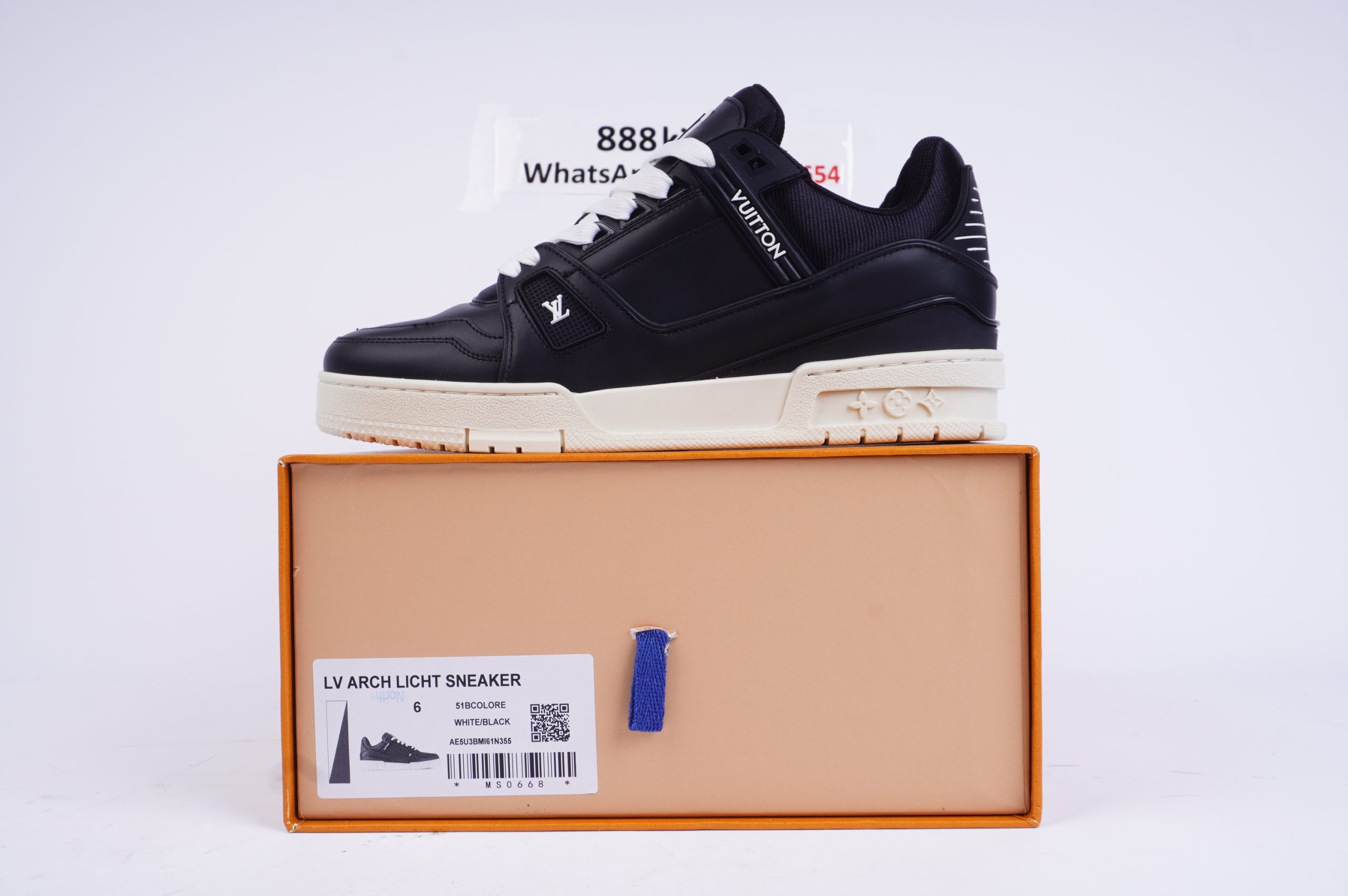 DSC07412-scaled-1 Louis Vuitton LV Trainer White/Black - Image 1