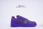 Louis Vuitton LV Trainer Blue Calf Leather - Image 6
