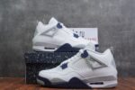 Jordan 4 Retro White Midnight Navy - Image 8