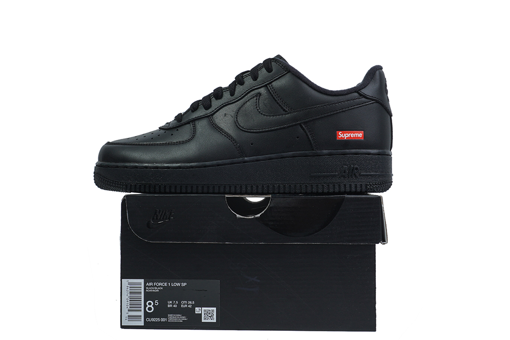 DSC08047 Nike X Supreme Air Force 1 Low Black - Image 1