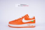 Louis Vuitton Nike Air Force 1 Low By Virgil Abloh White Orange - Image 5
