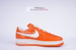 Louis Vuitton Nike Air Force 1 Low By Virgil Abloh White Orange - Image 4