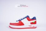 Louis Vuitton Nike Air Force 1 Low By Virgil Abloh White Red Blue - Image 5