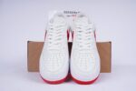 Louis Vuitton Nike Air Force 1 Low By Virgil Abloh White & Red Hook - Image 10