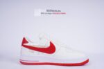 Louis Vuitton Nike Air Force 1 Low By Virgil Abloh White & Red Hook - Image 13