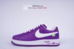 Louis Vuitton Nike Air Force 1 Low By Virgil Abloh Purple - Image 5