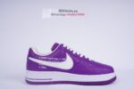 Louis Vuitton Nike Air Force 1 Low By Virgil Abloh Purple - Image 6