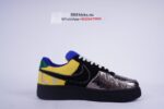 Louis Vuitton Nike Air Force 1 Low By Virgil Abloh Black Metallic Silver - Image 13