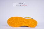 Louis Vuitton Nike Air Force 1 Low By Virgil Abloh White Yellow - Image 8