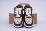 Louis Vuitton Nike Air Force 1 Low Monogram Brown Damier Azur - Image 3